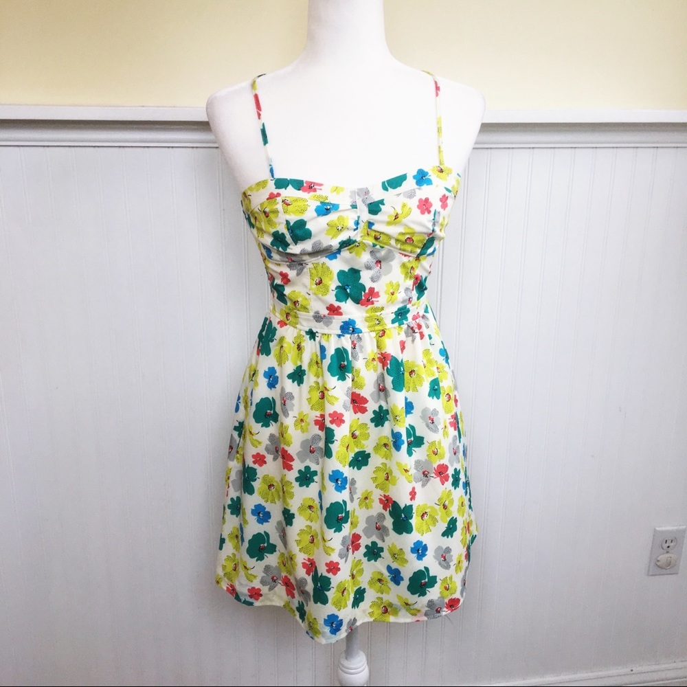 American Eagle Floral Strappy Sundress Size 2 EUC